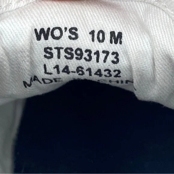 Sperry Women's Seacoast Core White Fisherman Classic Canvas Sneakers Size 10 - Picture 10 of 11